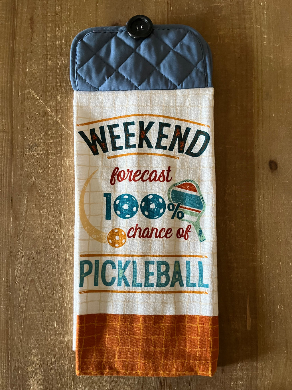 Weekend Forecast Pickleball Hand Towel