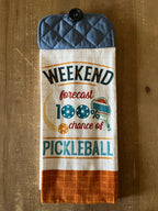Weekend Forecast Pickleball Hand Towel