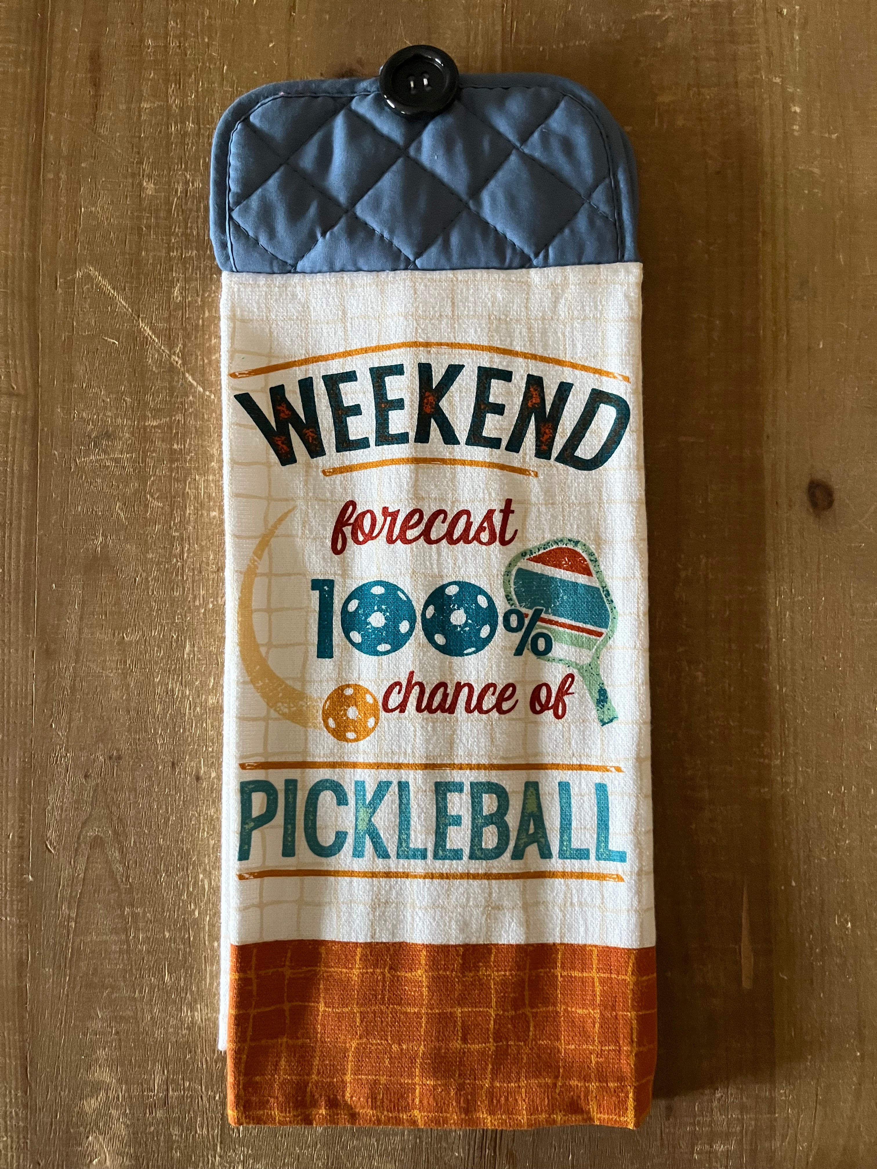 Weekend Forecast Pickleball Hand Towel