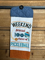 Weekend Forecast Pickleball Hand Towel