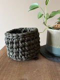 Irish Countryside: Large Crocheted Storage Basket