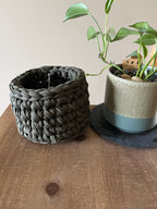 Irish Countryside: Large Crocheted Storage Basket