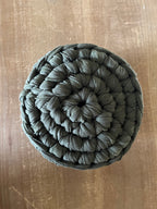 Irish Countryside: Large Crocheted Storage Basket