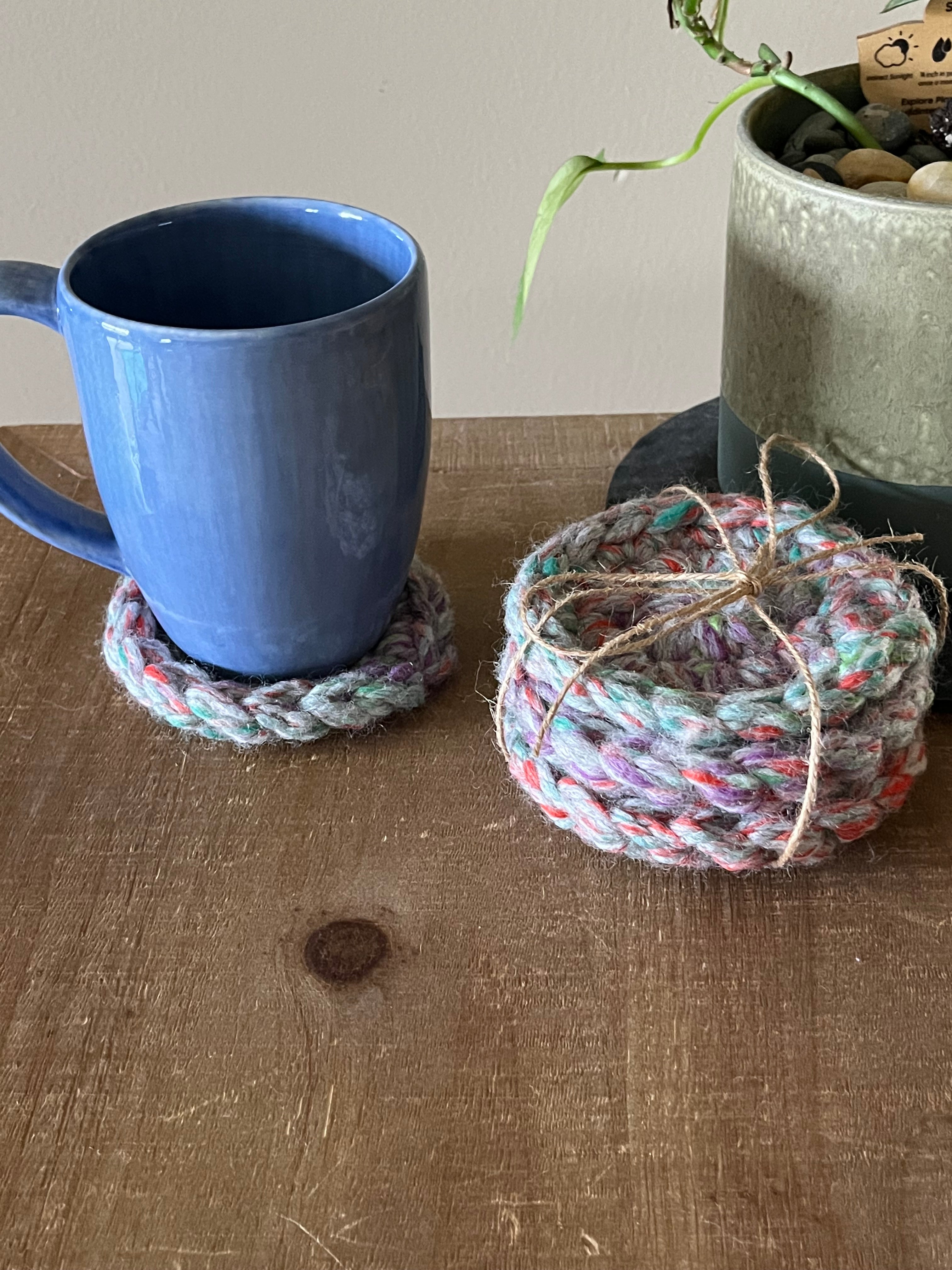 Amsterdam: Crocheted Coaster Set