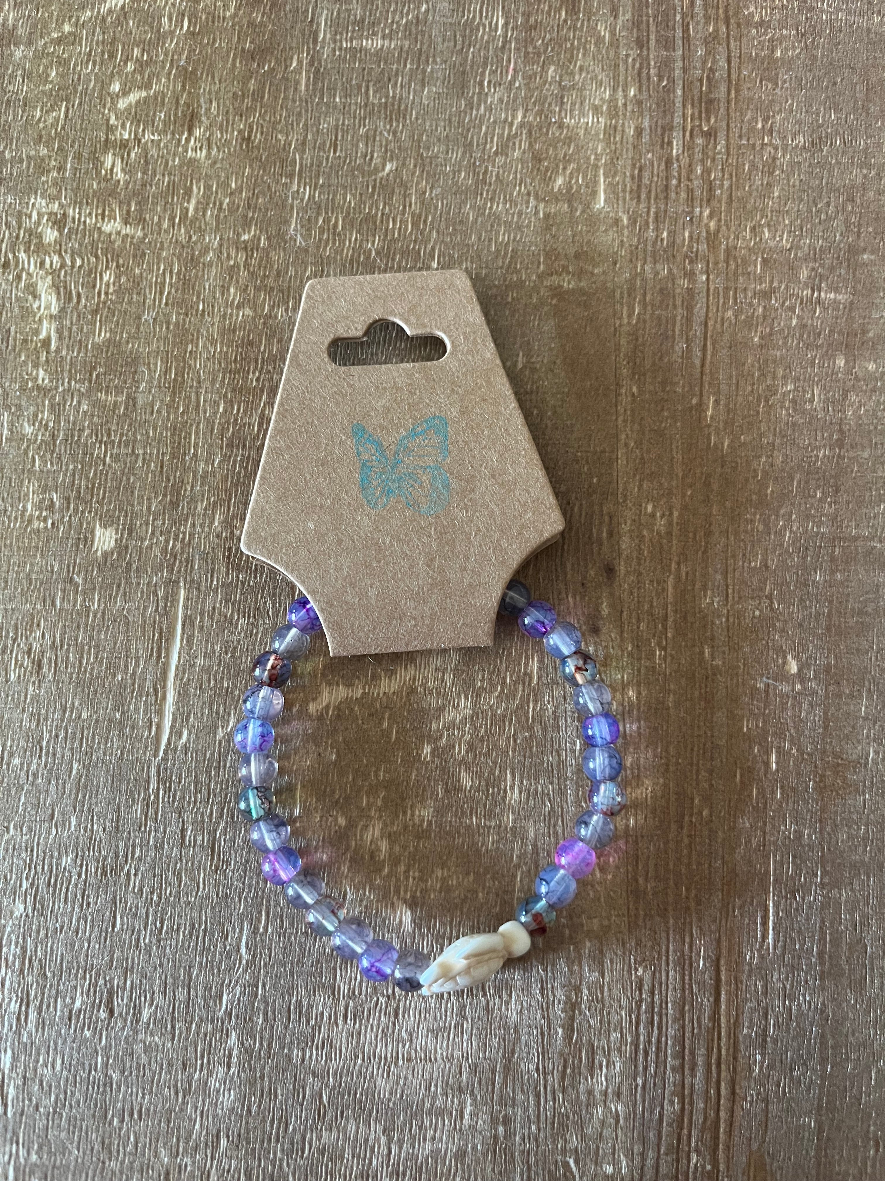 Mystical Turtle Ink Patterned Bracelet