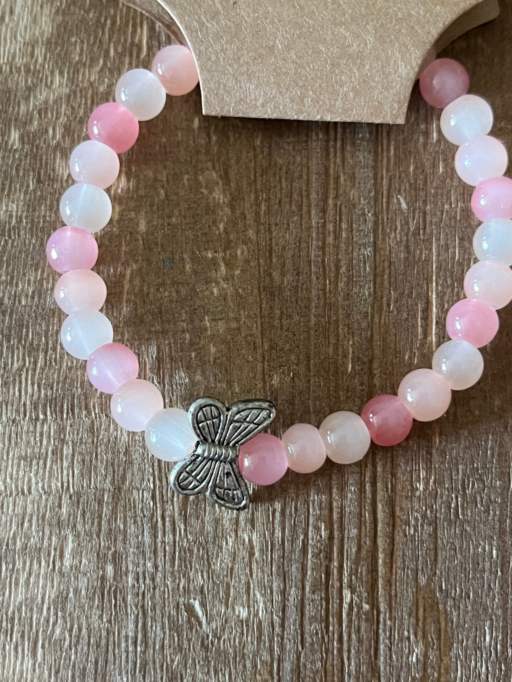 Pink Butterfly Bracelet