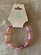 Summer Sunset Ink Patterned Bracelet