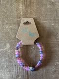 Pink and Purple Butterfly Bracelet