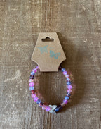 Pink and Purple Butterfly Bracelet