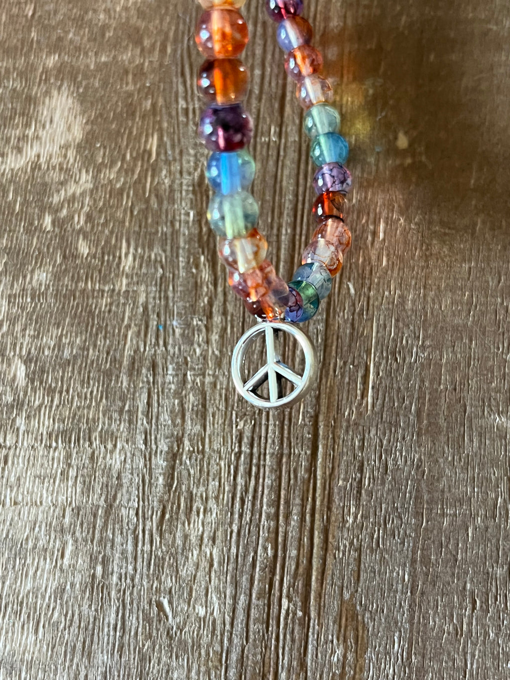 Rainbow Peace Bracelet