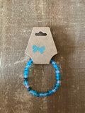 Blue Ink Patterned Bracelet