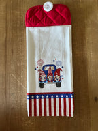 Fourth of July Gnome Hand Towel
