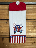 Fourth of July Gnome Hand Towel