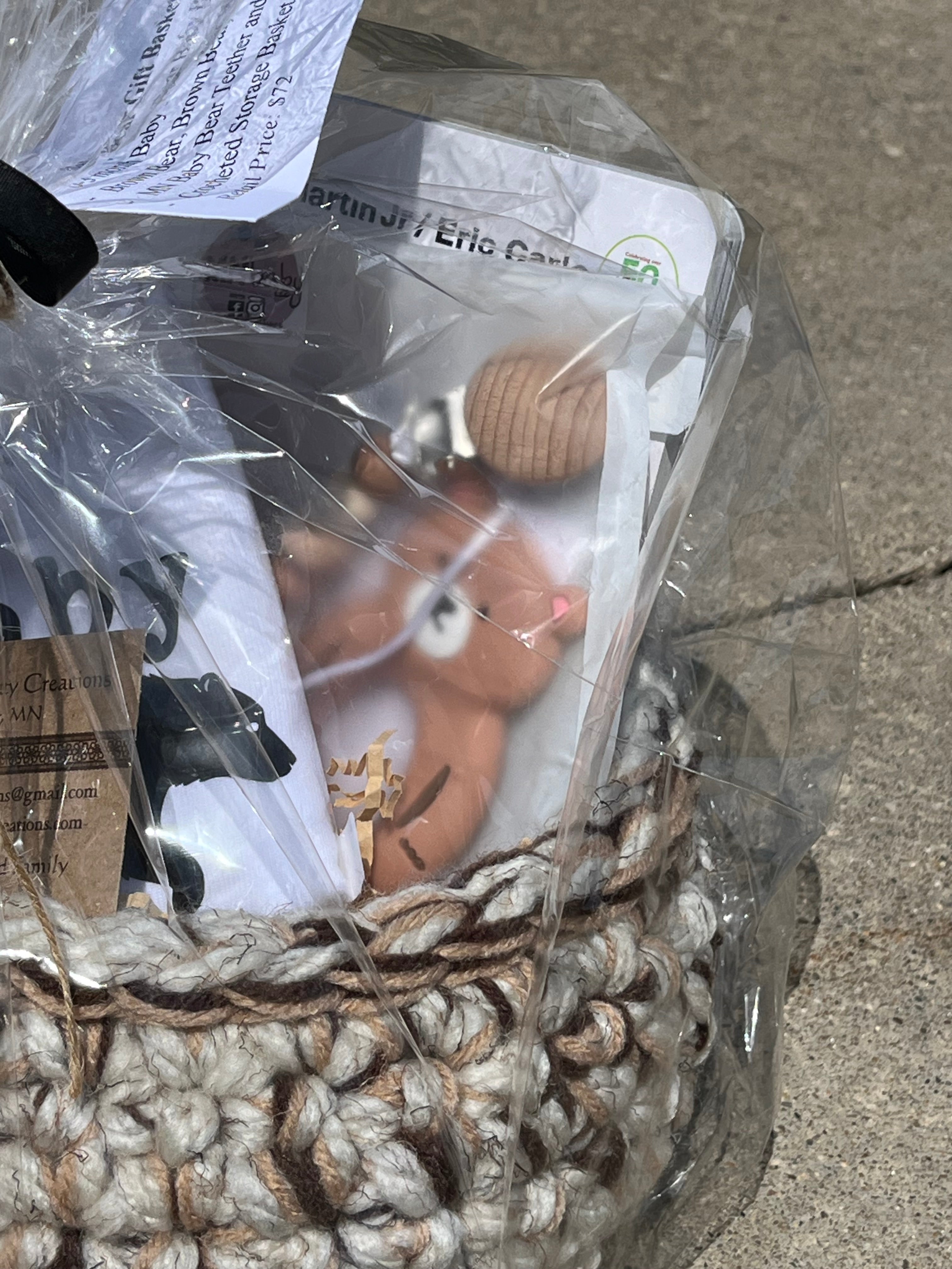 Baby Bear Gift Basket