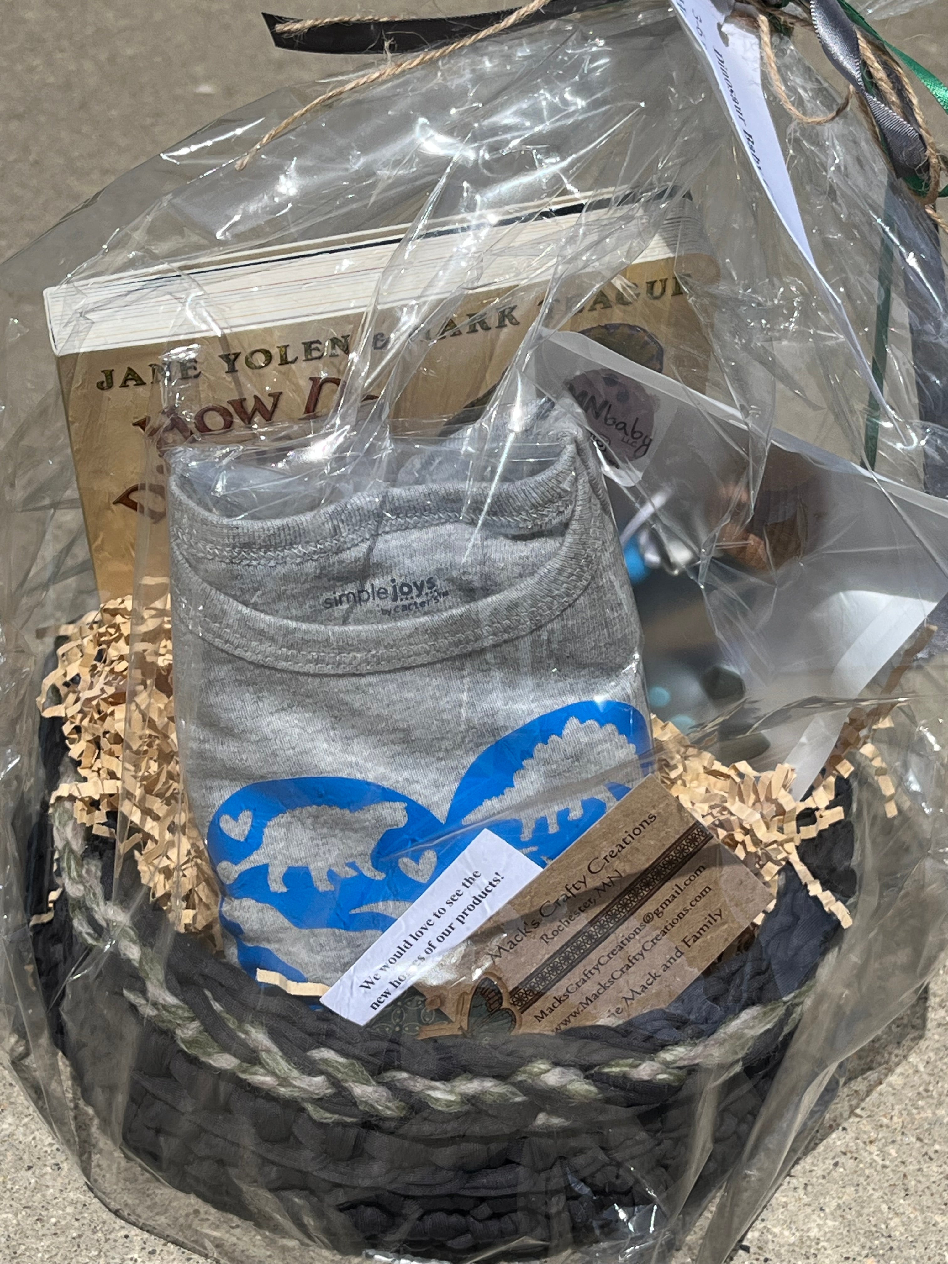 Dinosaur Baby Gift Basket