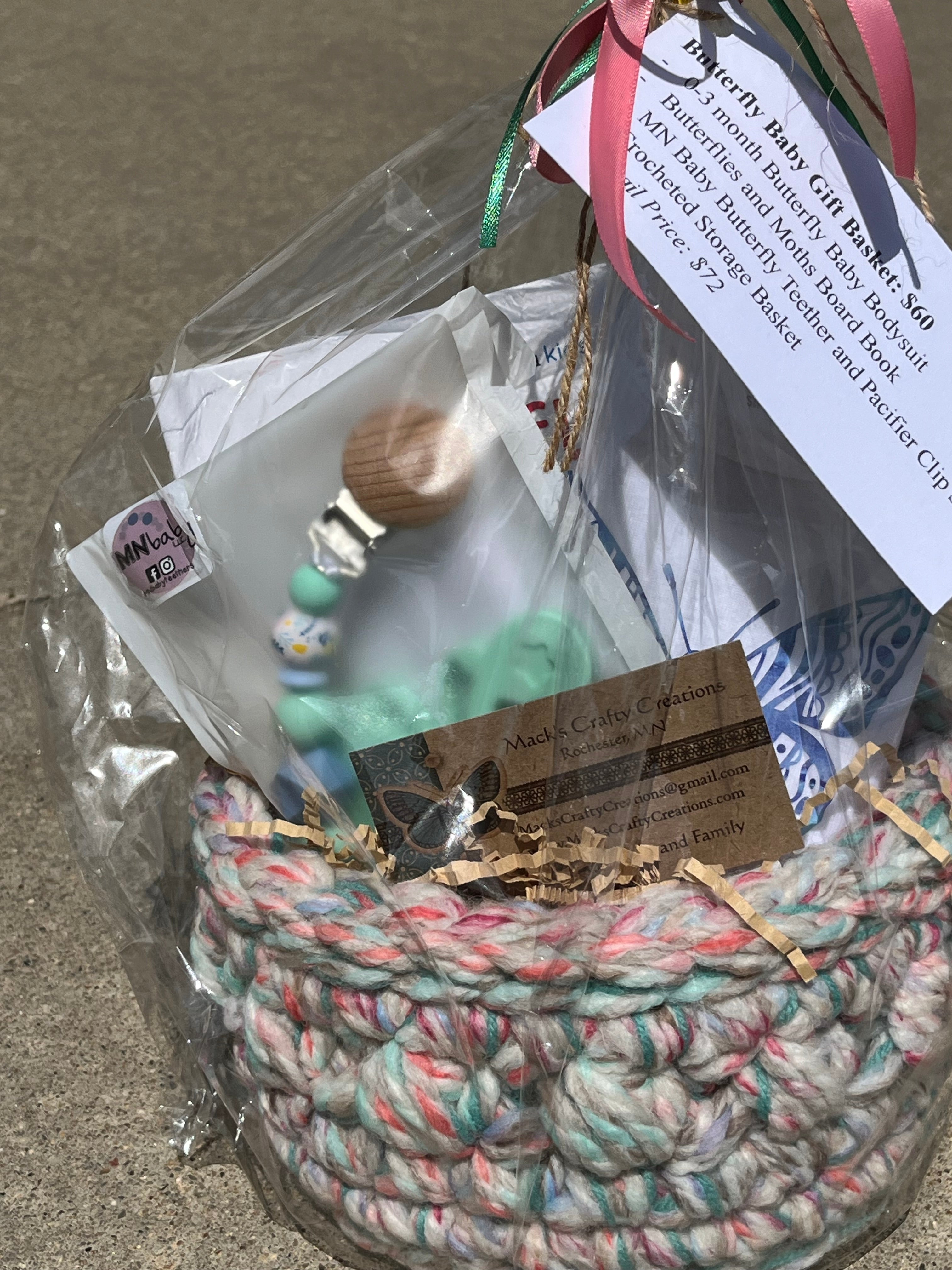Butterfly Baby Gift Basket