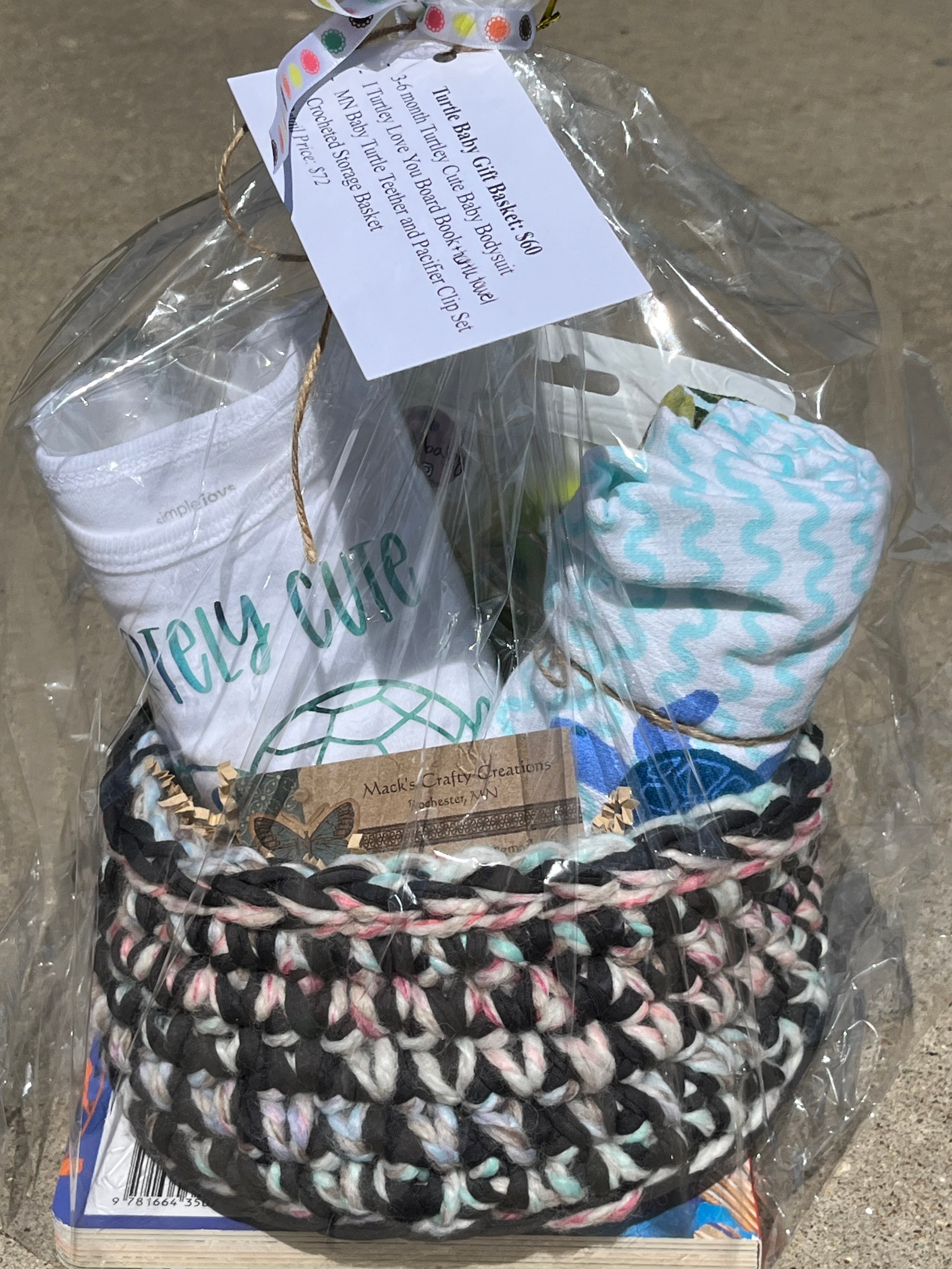 Turtle Baby Gift Basket