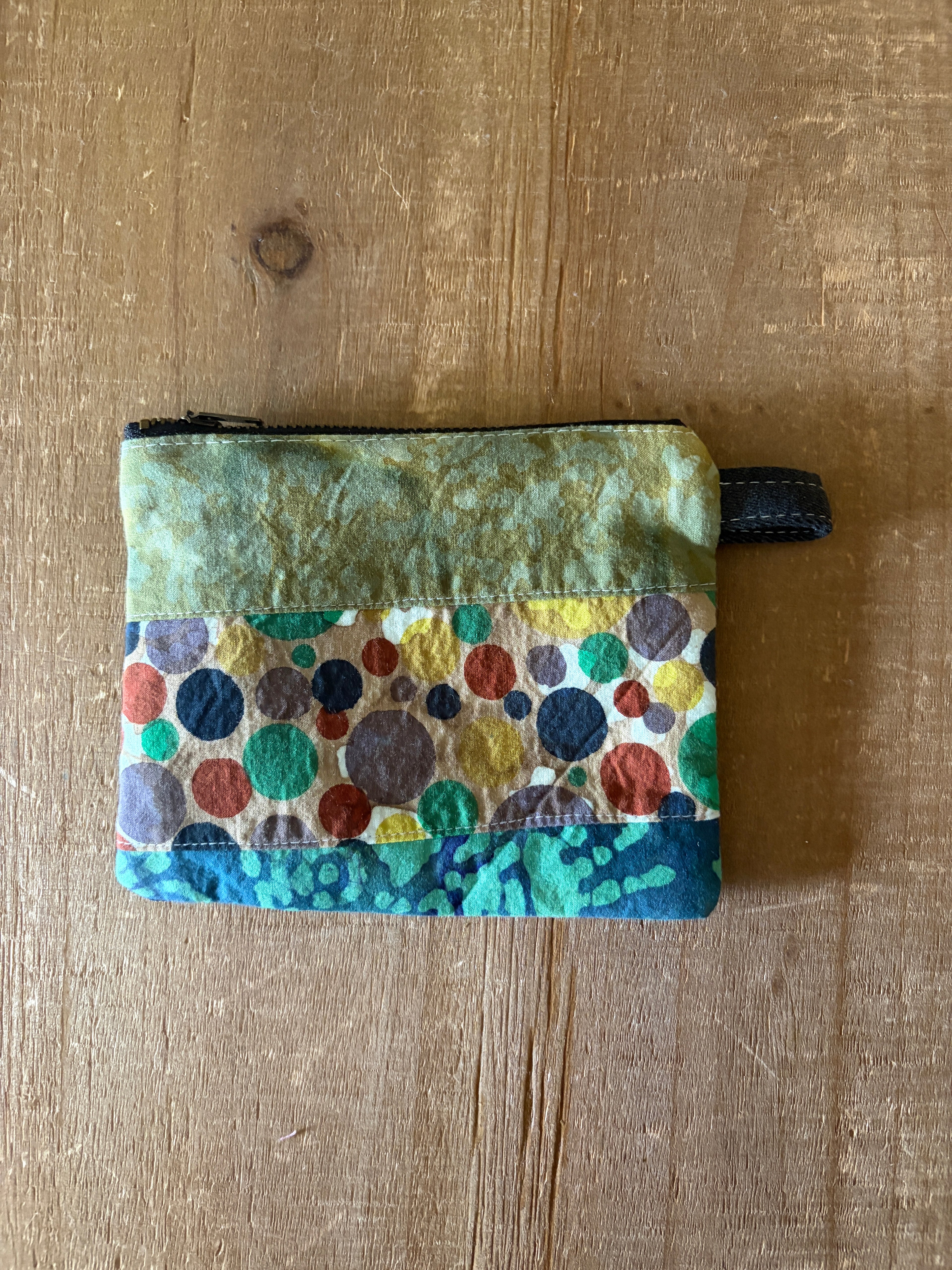 Erin: Small Patchwork Zipper Pouch