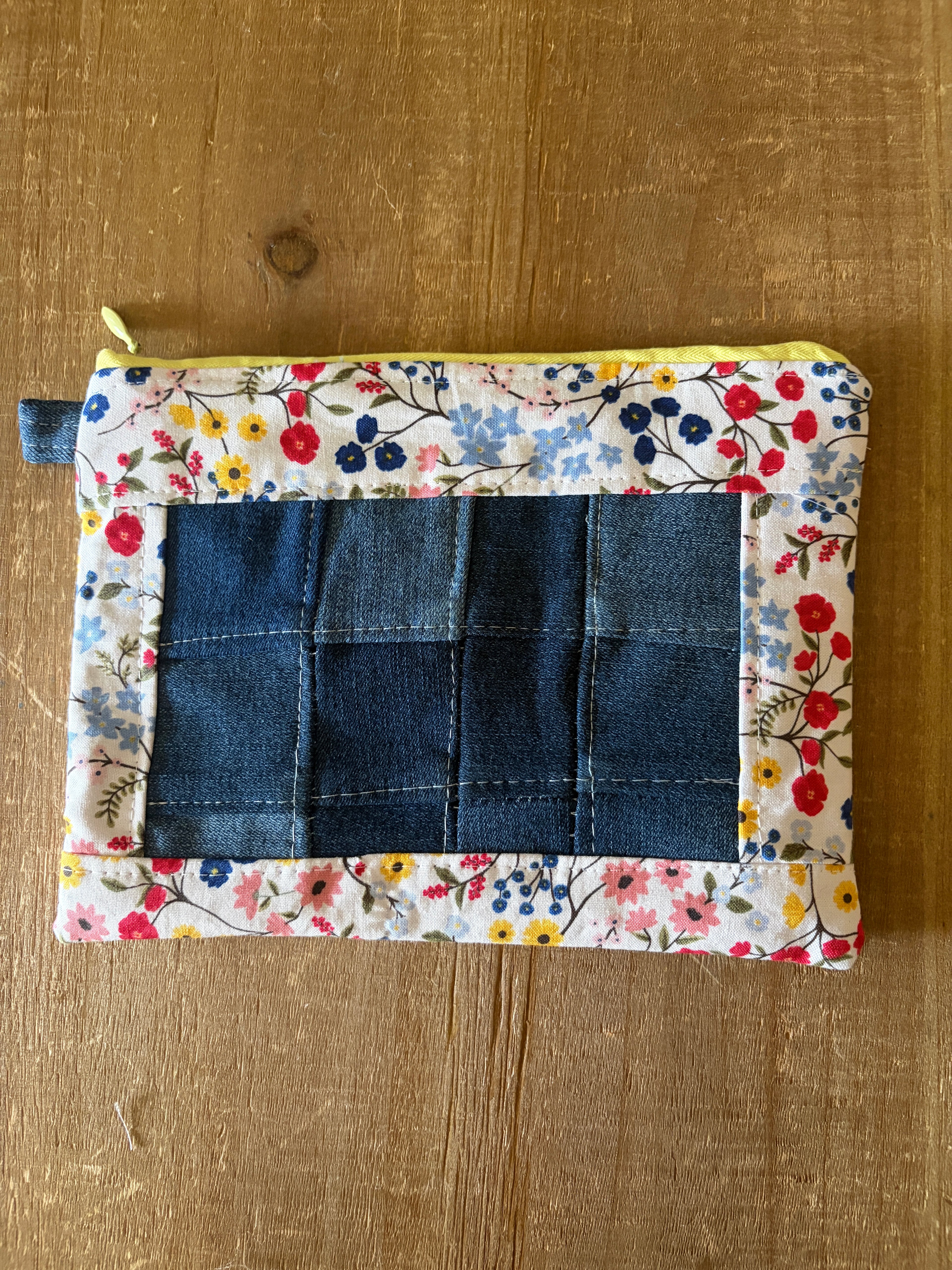 Callie: Patchwork Cosmetic Bag