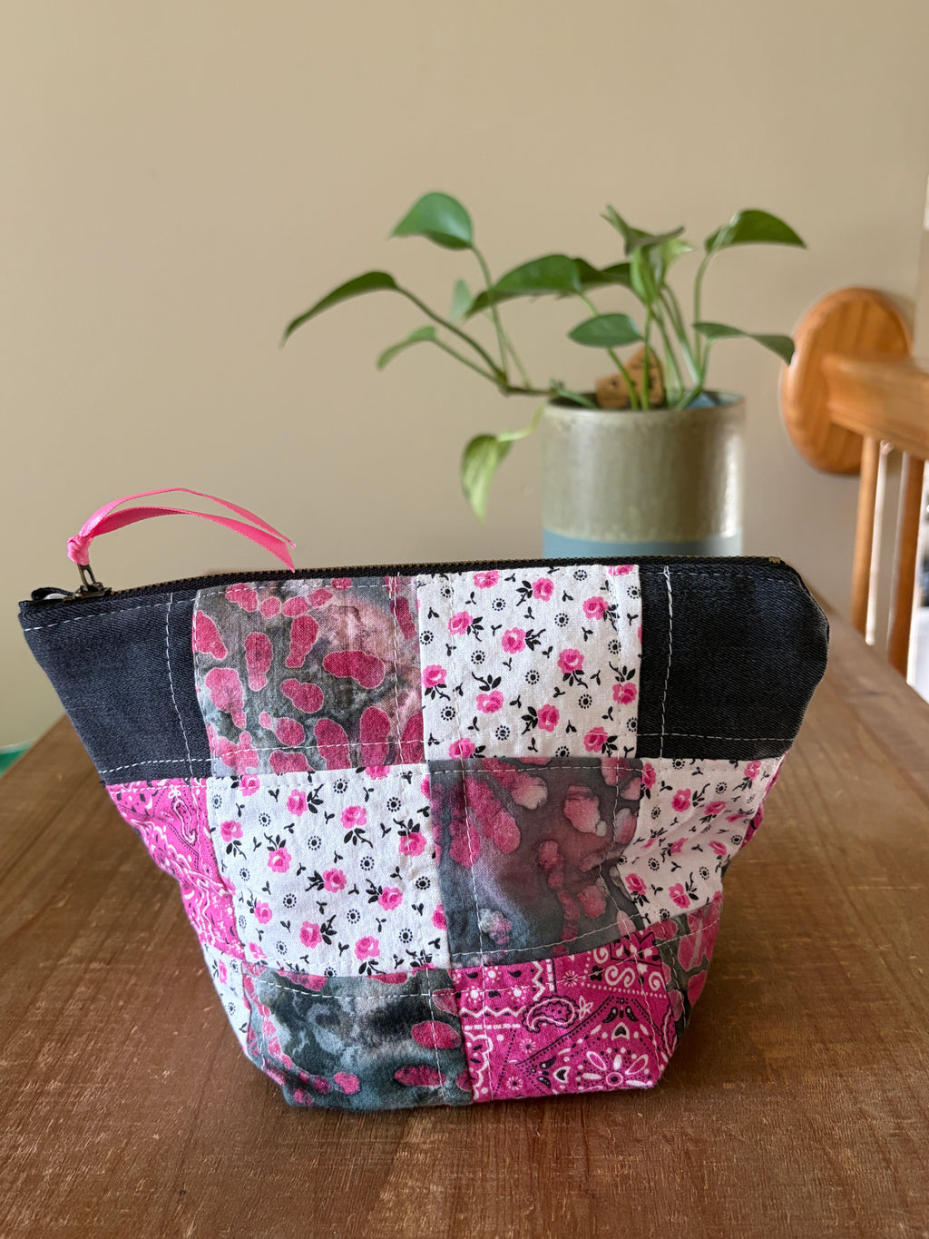 Ella: Patchwork Cosmetic Bag