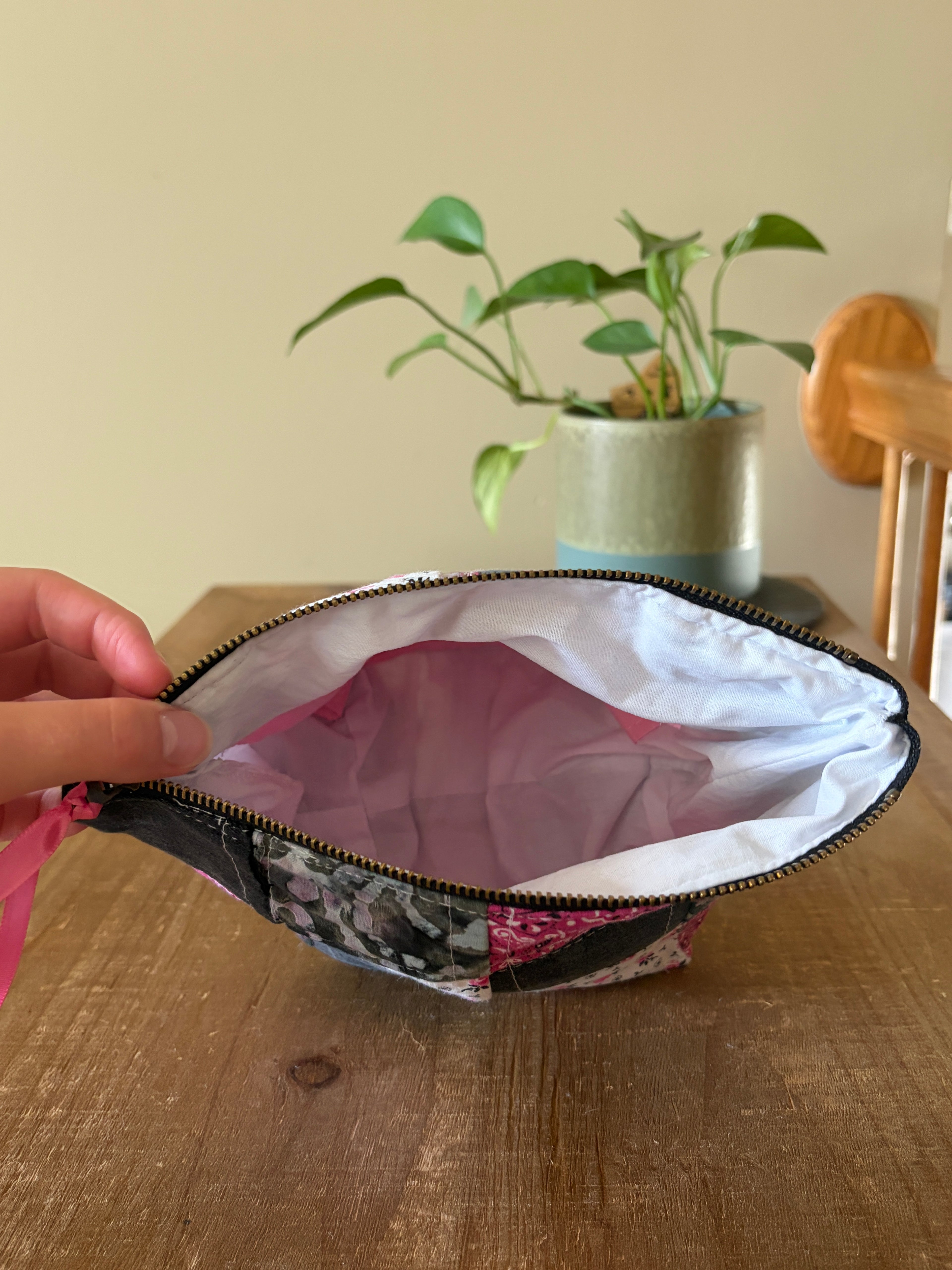 Ella: Patchwork Cosmetic Bag