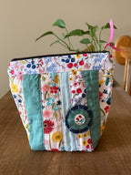 Denine: Patchwork Cosmetic Bag
