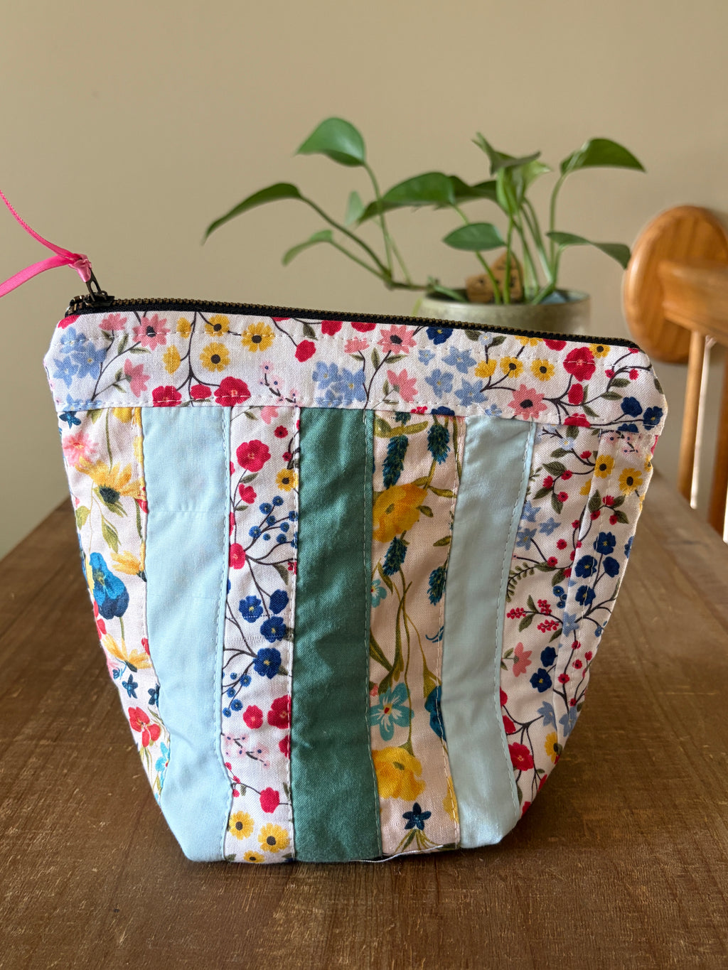 Denine: Patchwork Cosmetic Bag