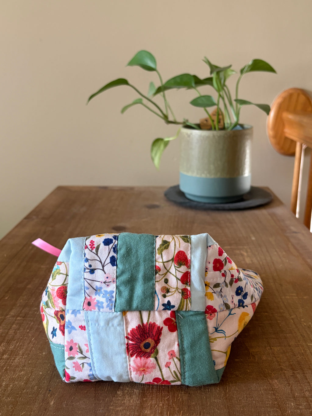 Denine: Patchwork Cosmetic Bag
