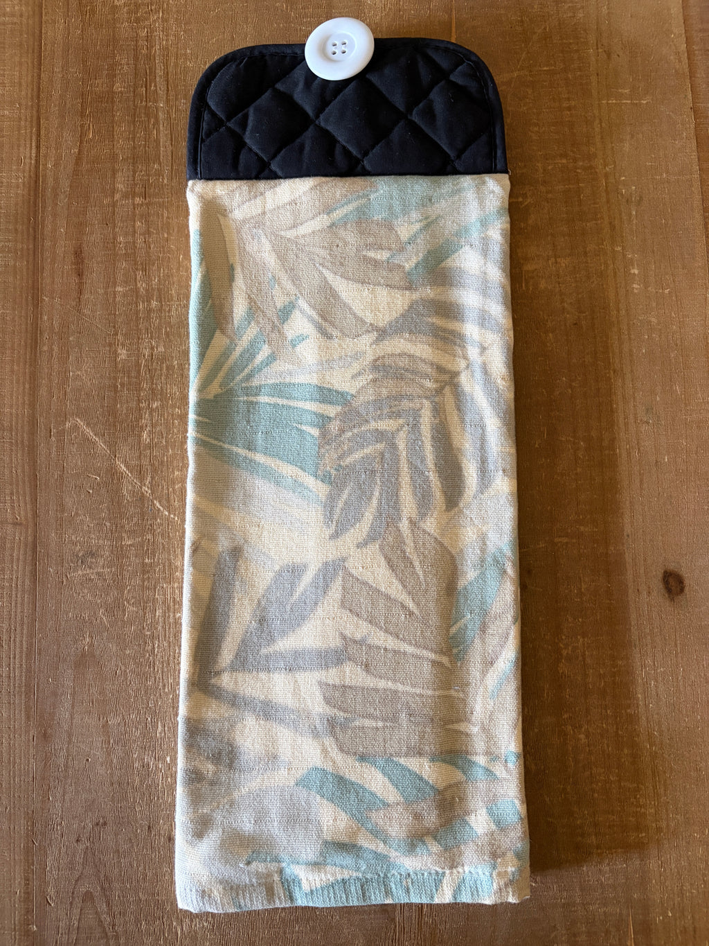 Tropical Palm Leaves Hand Towel