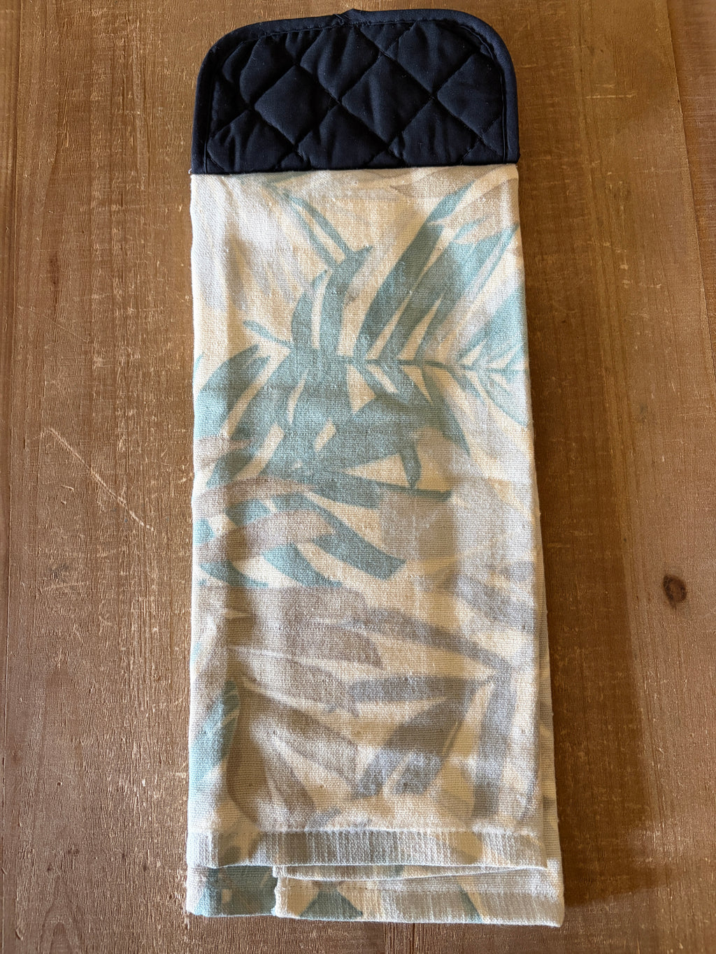 Tropical Palm Leaves Hand Towel