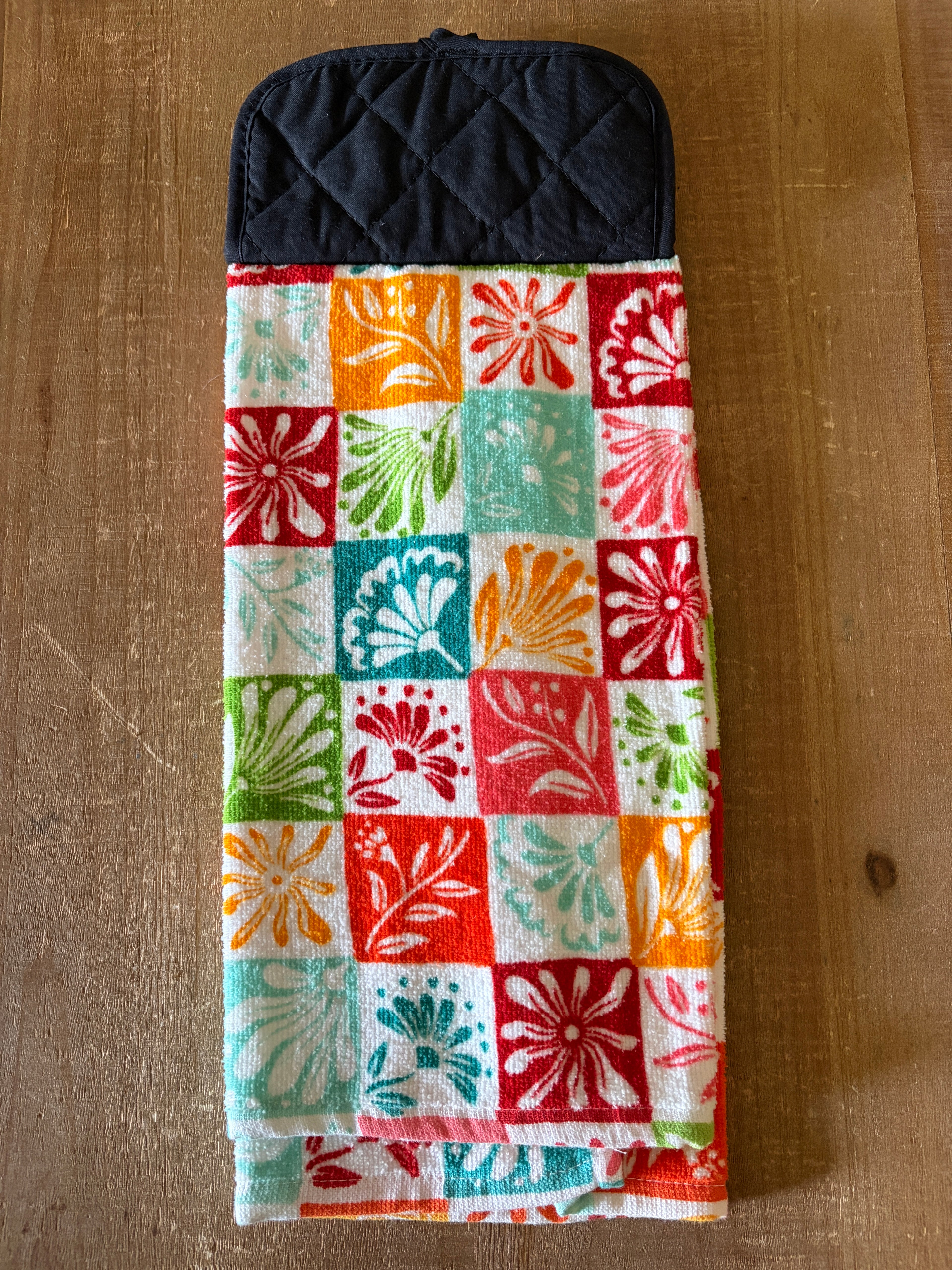 Patchwork Floral Hand Towel