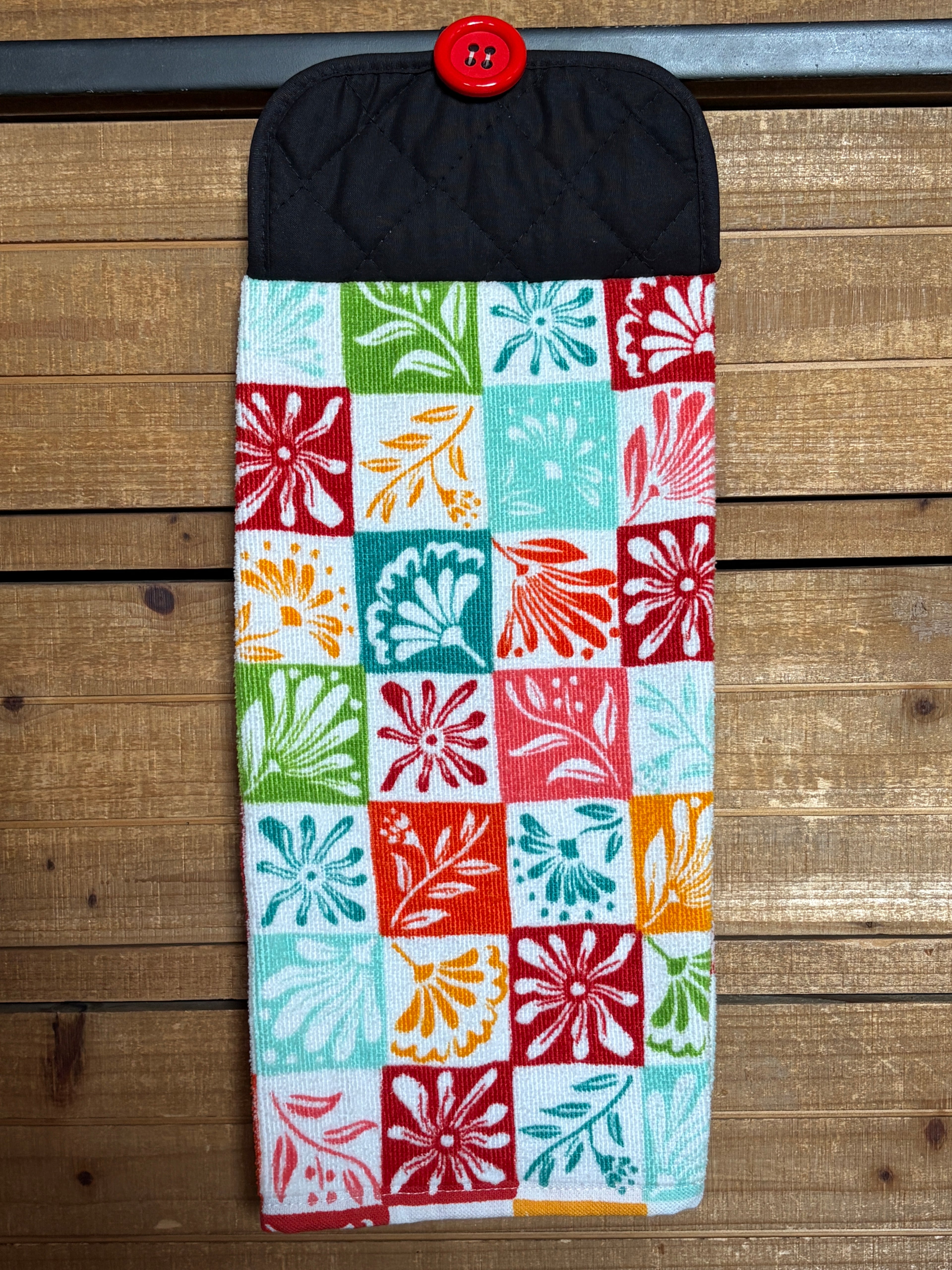 Patchwork Floral Hand Towel