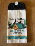 Life is Better When You're Camping Hand Towel