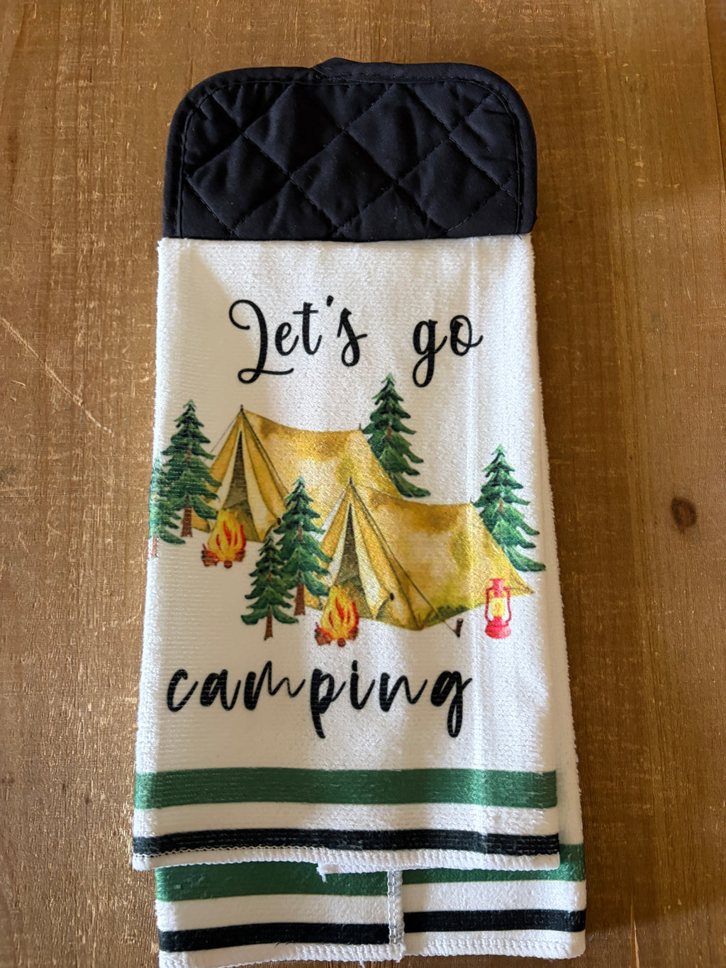 Let's go Camping Hand Towel