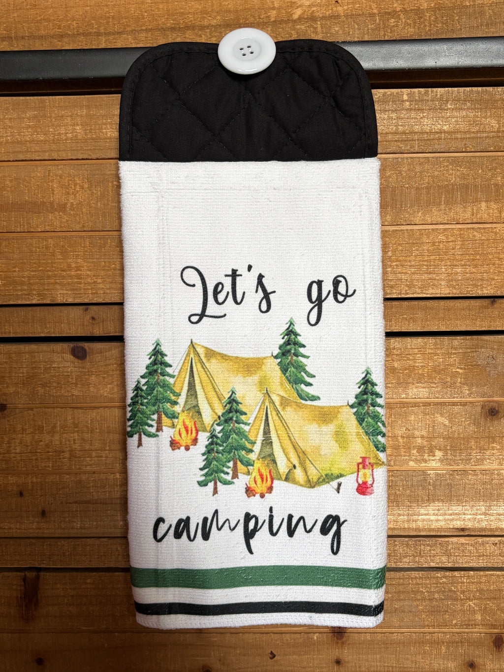 Let's go Camping Hand Towel