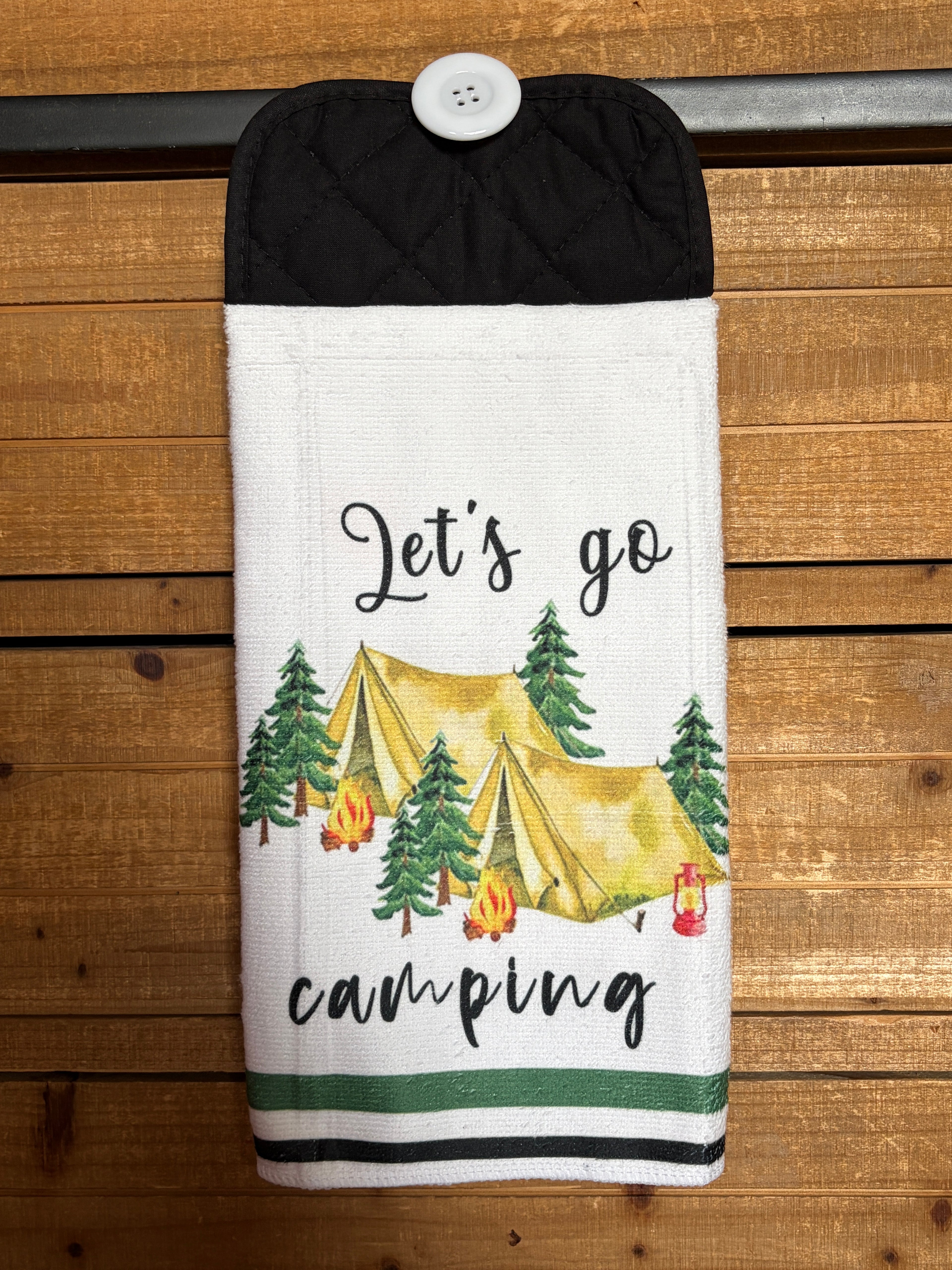 Let's go Camping Hand Towel