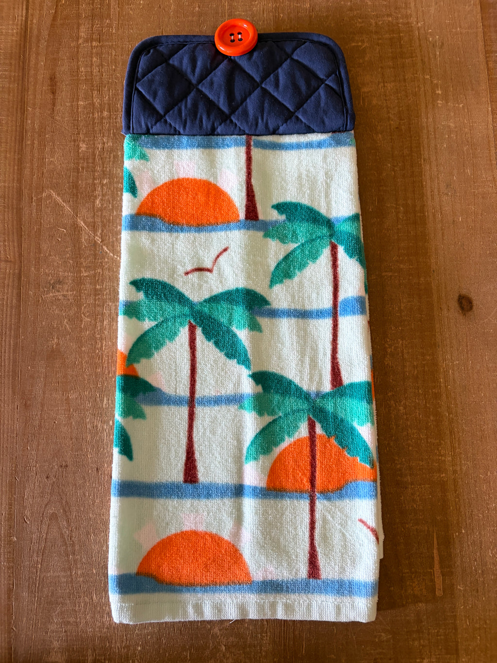 Palm Tree Hand Towel Design 1