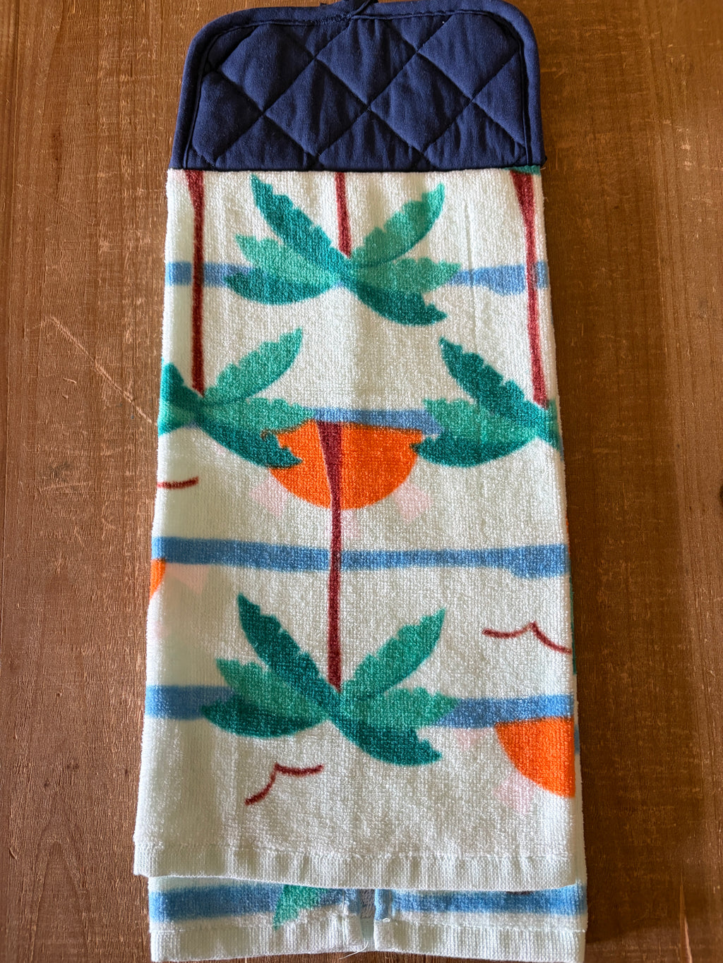 Palm Tree Hand Towel Design 1