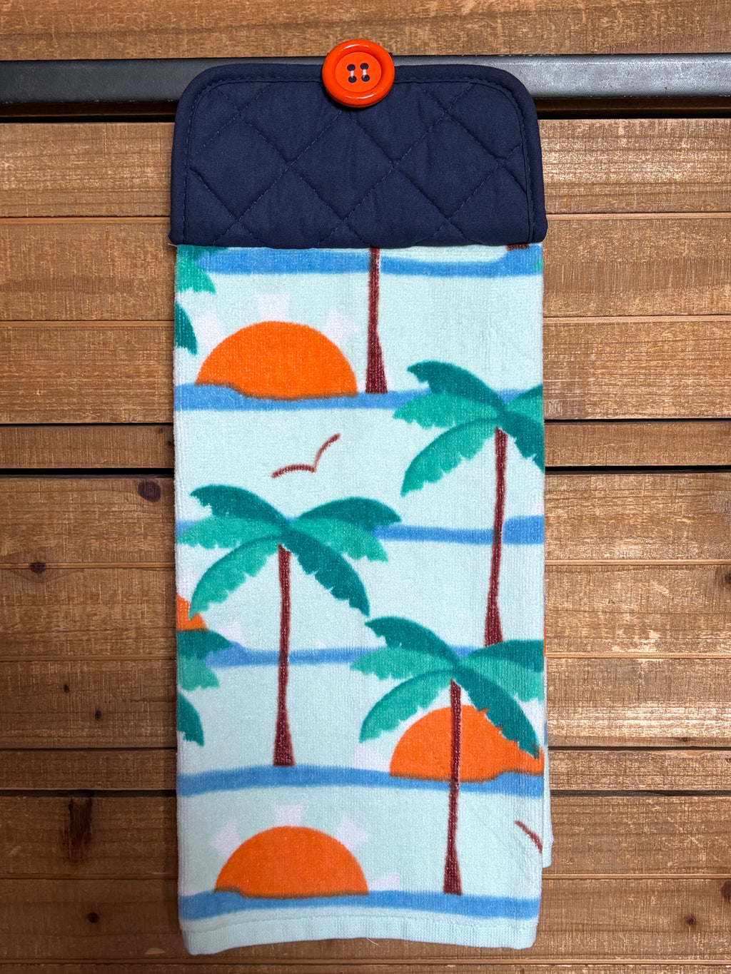 Palm Tree Hand Towel Design 1