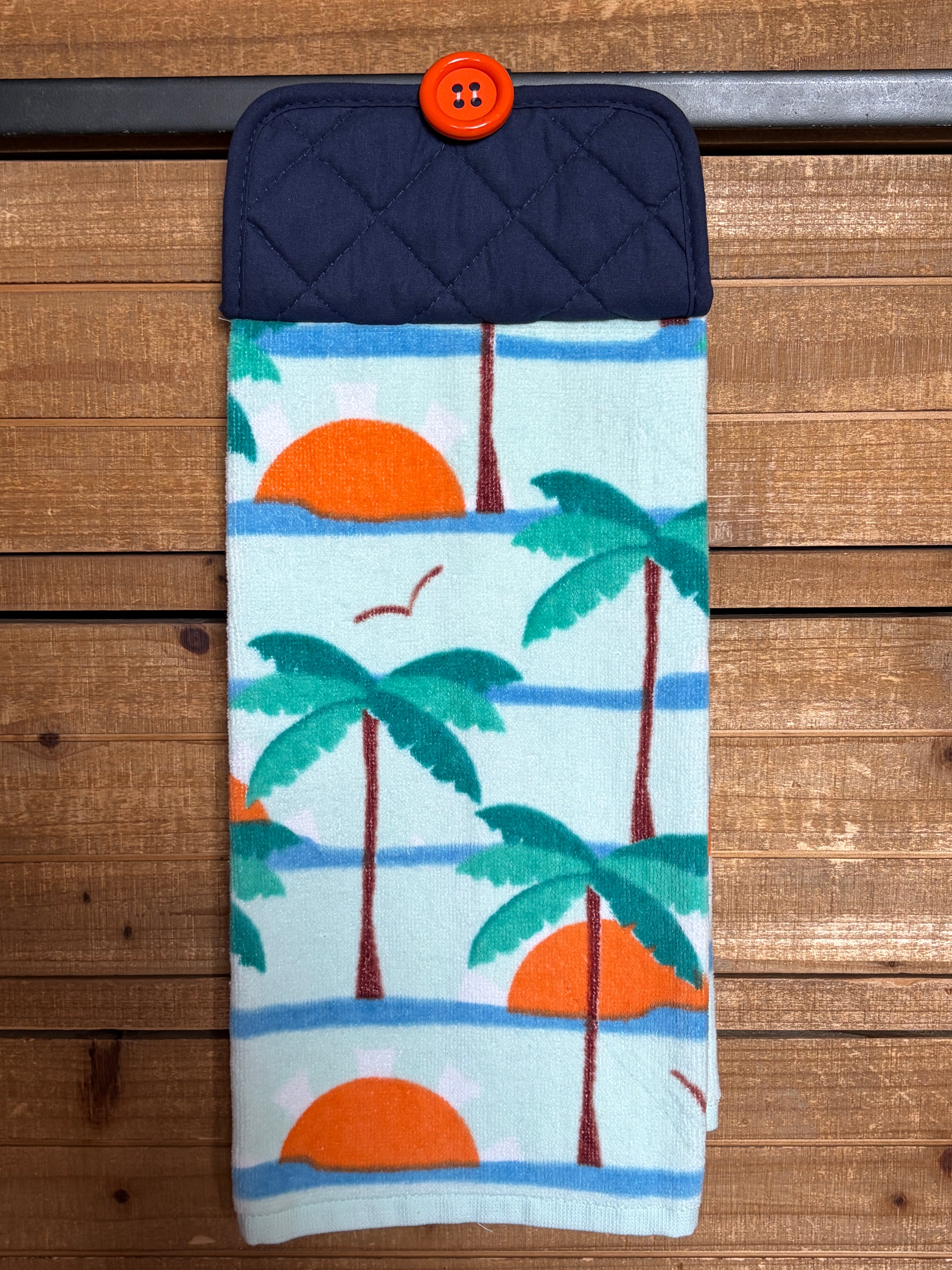 Palm Tree Hand Towel Design 1