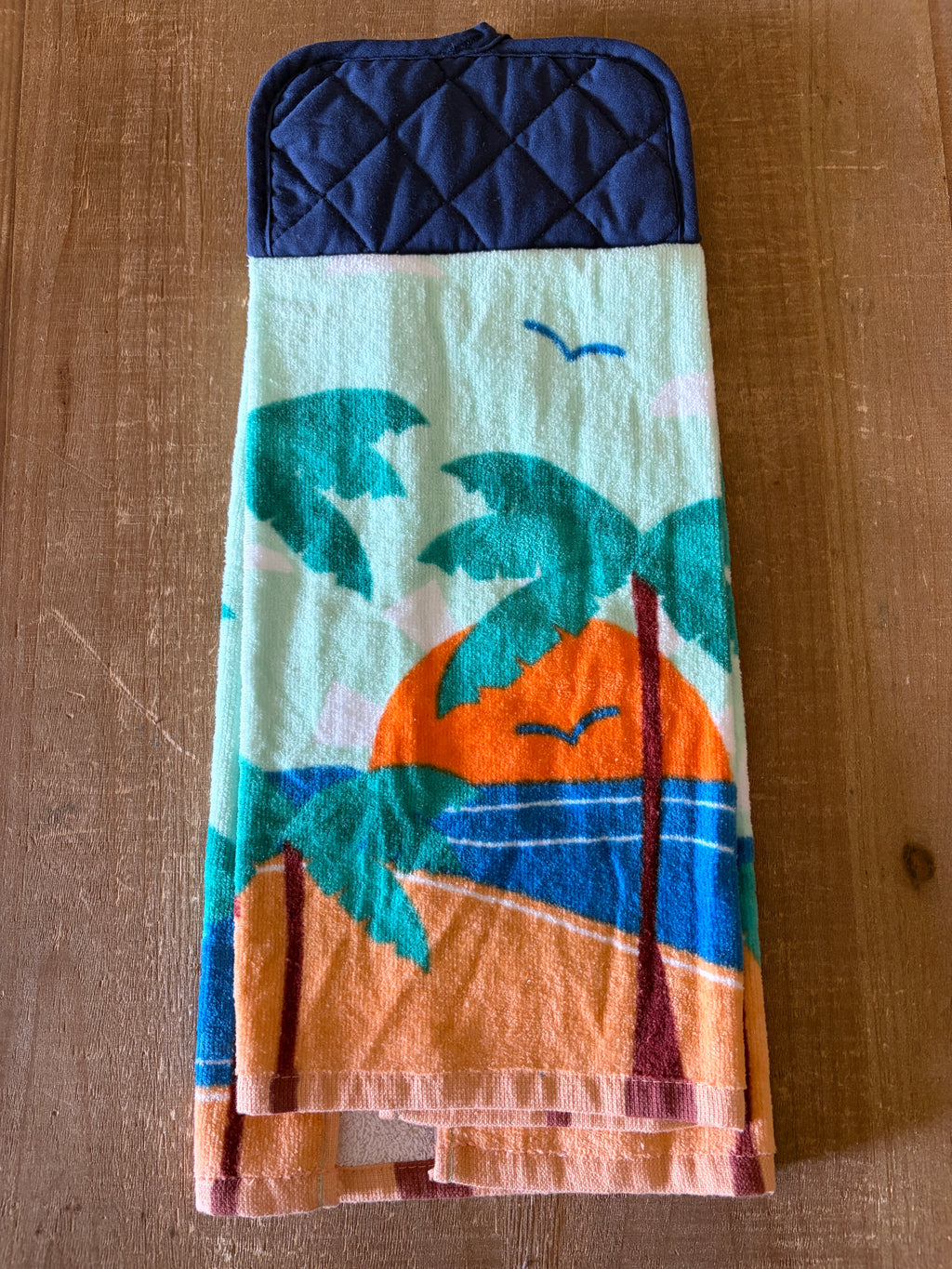 Palm Tree Hand Towel Design 2