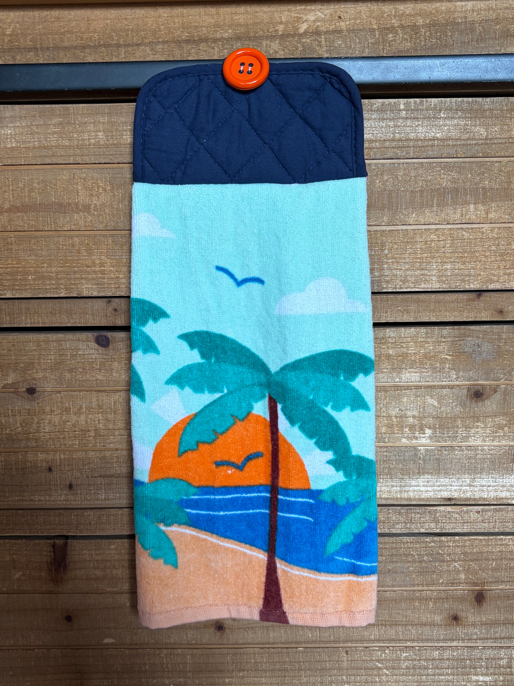 Palm Tree Hand Towel Design 2