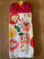 Puppy Pool Party Hand Towel