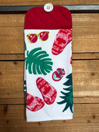 Red Flip Flop Hand Towel