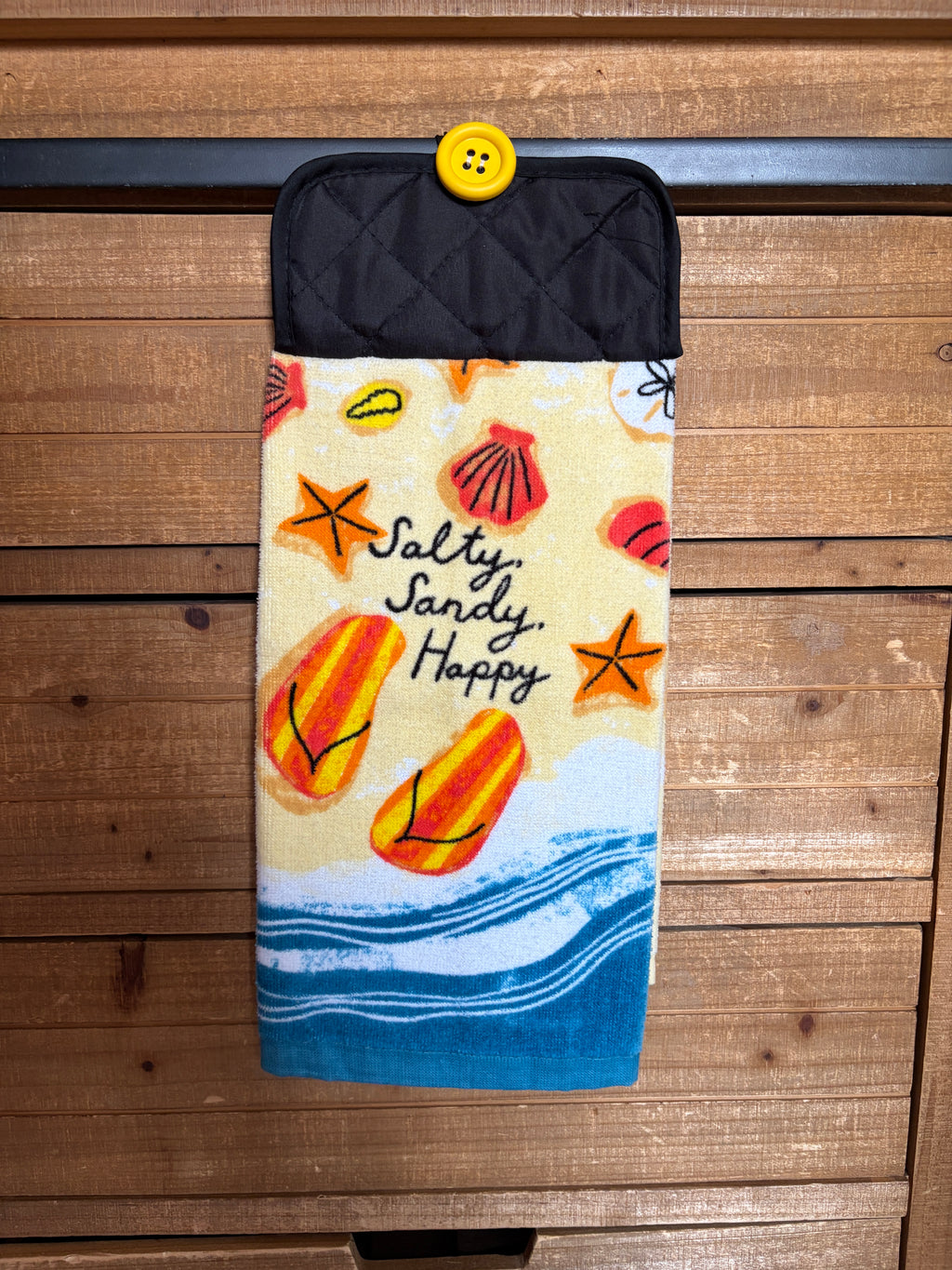 Salty Sandy Happy Hand Towel