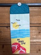 On Beach Time Hand Towel