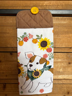 Sunflower Dog Hand Towel