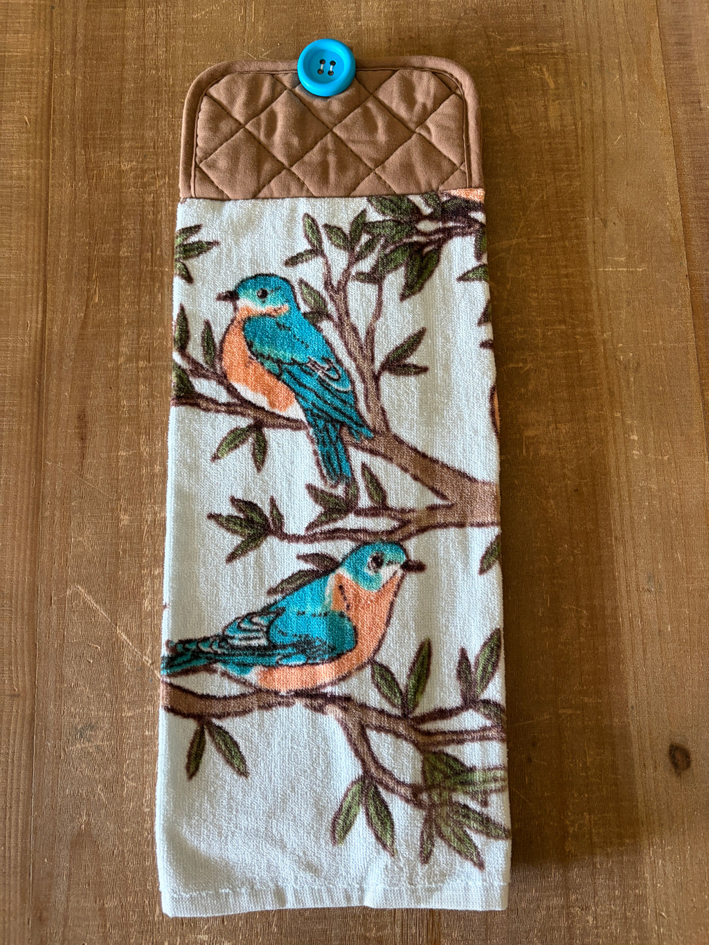 Blue Bird Hand Towel