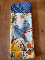 Fall Floral + Birds Hand Towel