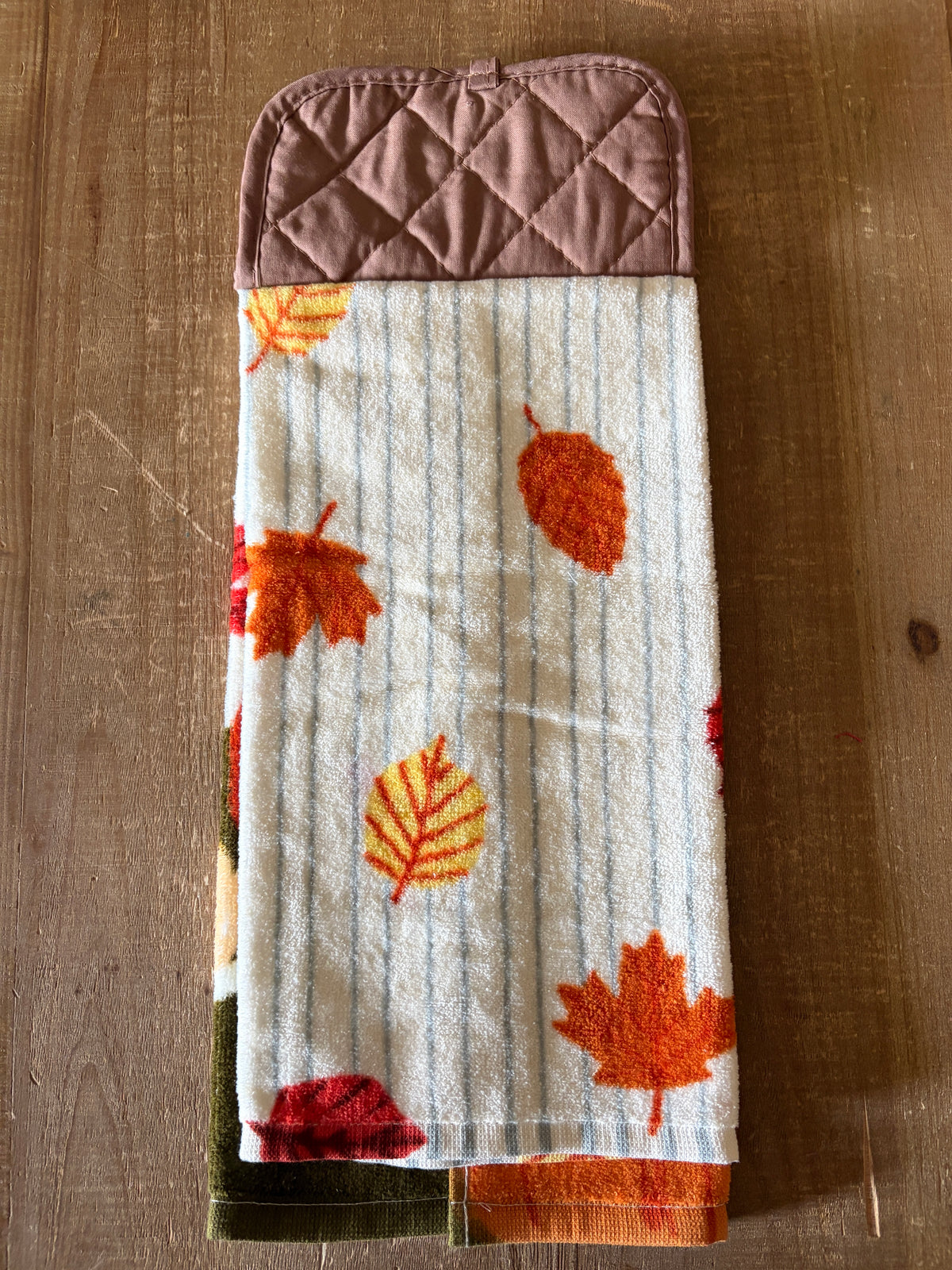 Fall Puppy and Coffee Hand Towel